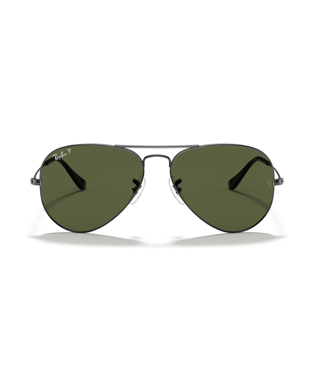 Aviator Large Metal Sunglasses - Gunmetal/G-15 Green Polarised - Ray-Ban