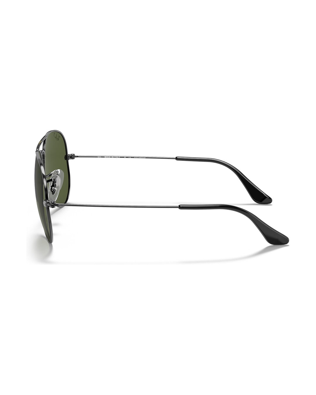 Aviator Large Metal Sunglasses - Gunmetal/G-15 Green Polarised - Ray-Ban