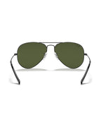 Aviator Large Metal Sunglasses - Gunmetal/G-15 Green Polarised - Ray-Ban