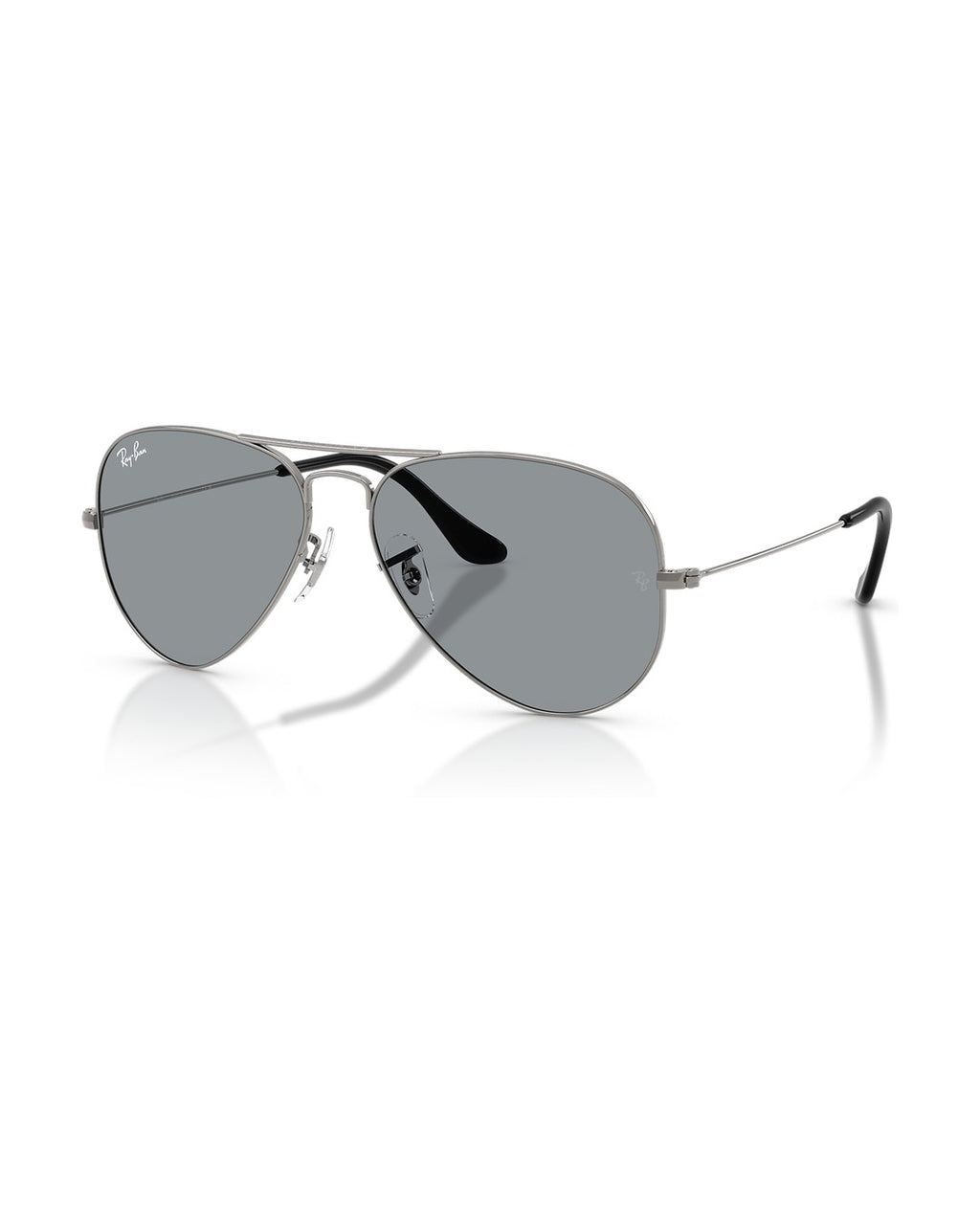 Aviator Large Metal Sunglasses - Gunmetal/Grey - Ray-Ban