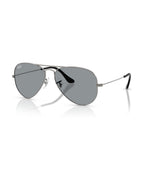 Aviator Large Metal Sunglasses - Gunmetal/Grey - Ray-Ban