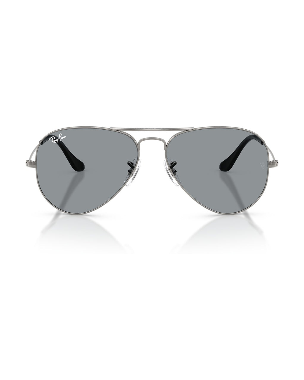 Aviator Large Metal Sunglasses - Gunmetal/Grey - Ray-Ban