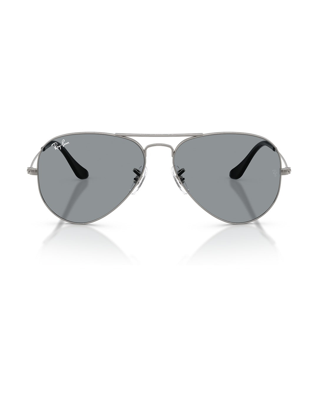 Aviator Large Metal Sunglasses - Gunmetal/Grey - Ray-Ban
