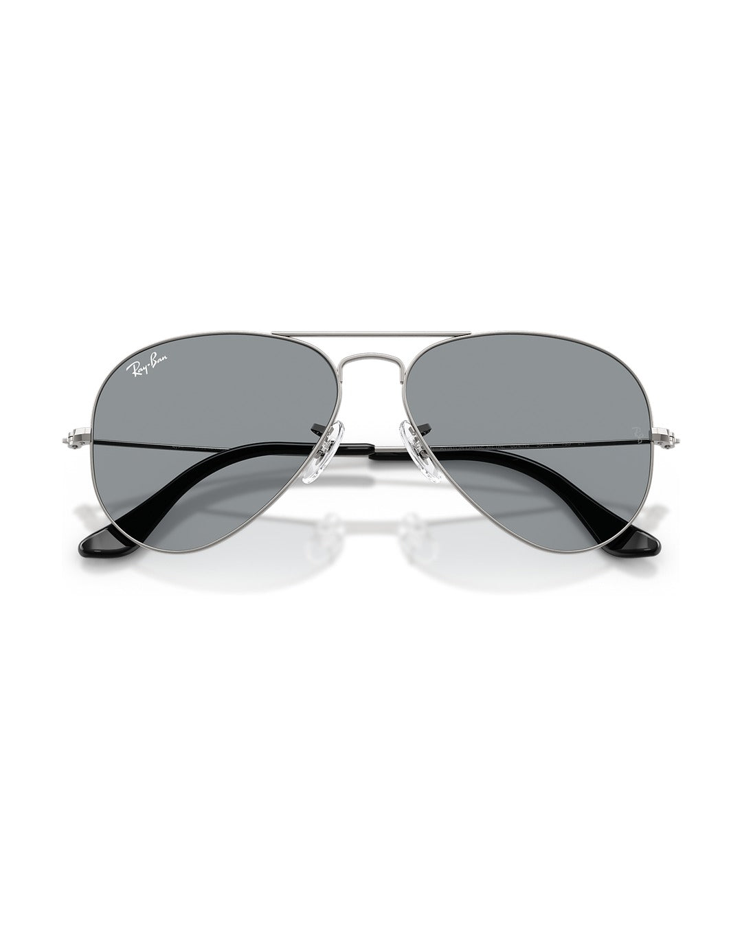 Aviator Large Metal Sunglasses - Gunmetal/Grey - Ray-Ban