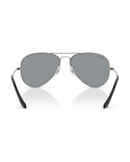 Aviator Large Metal Sunglasses - Gunmetal/Grey - Ray-Ban