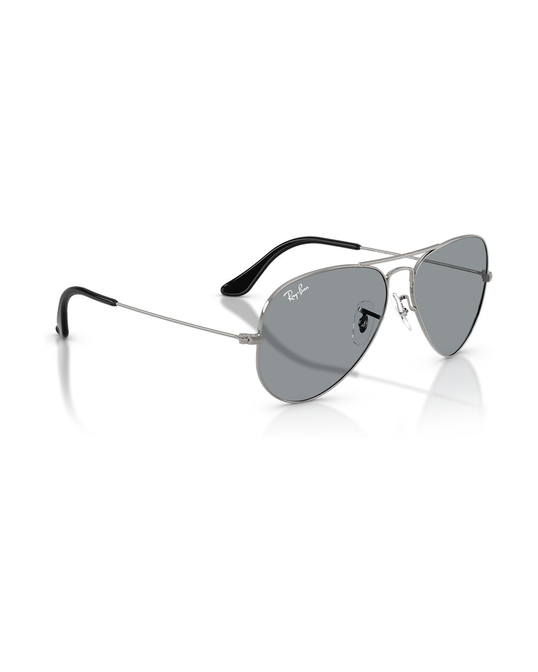 Aviator Large Metal Sunglasses - Gunmetal/Grey - Ray-Ban