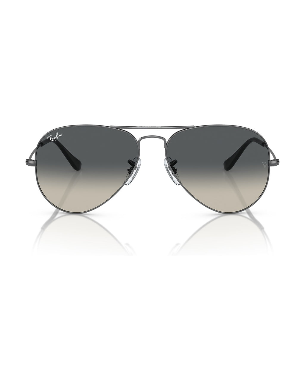 Aviator Large Metal Sunglasses - Gunmetal/Grey - Ray-Ban