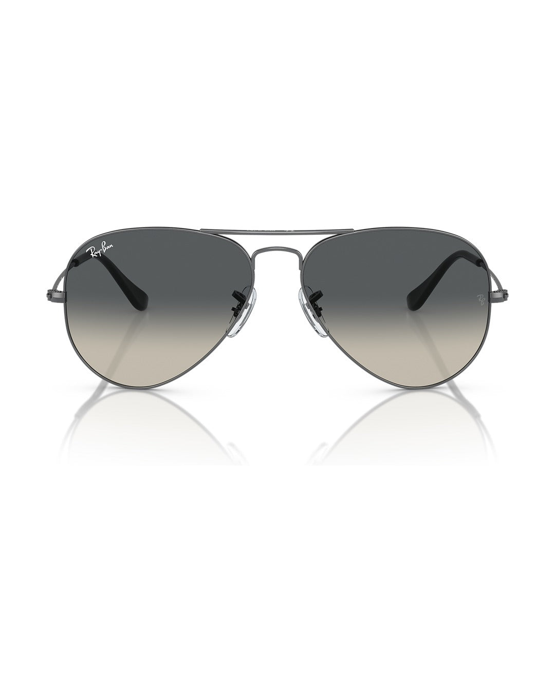Aviator Large Metal Sunglasses - Gunmetal/Grey - Ray-Ban