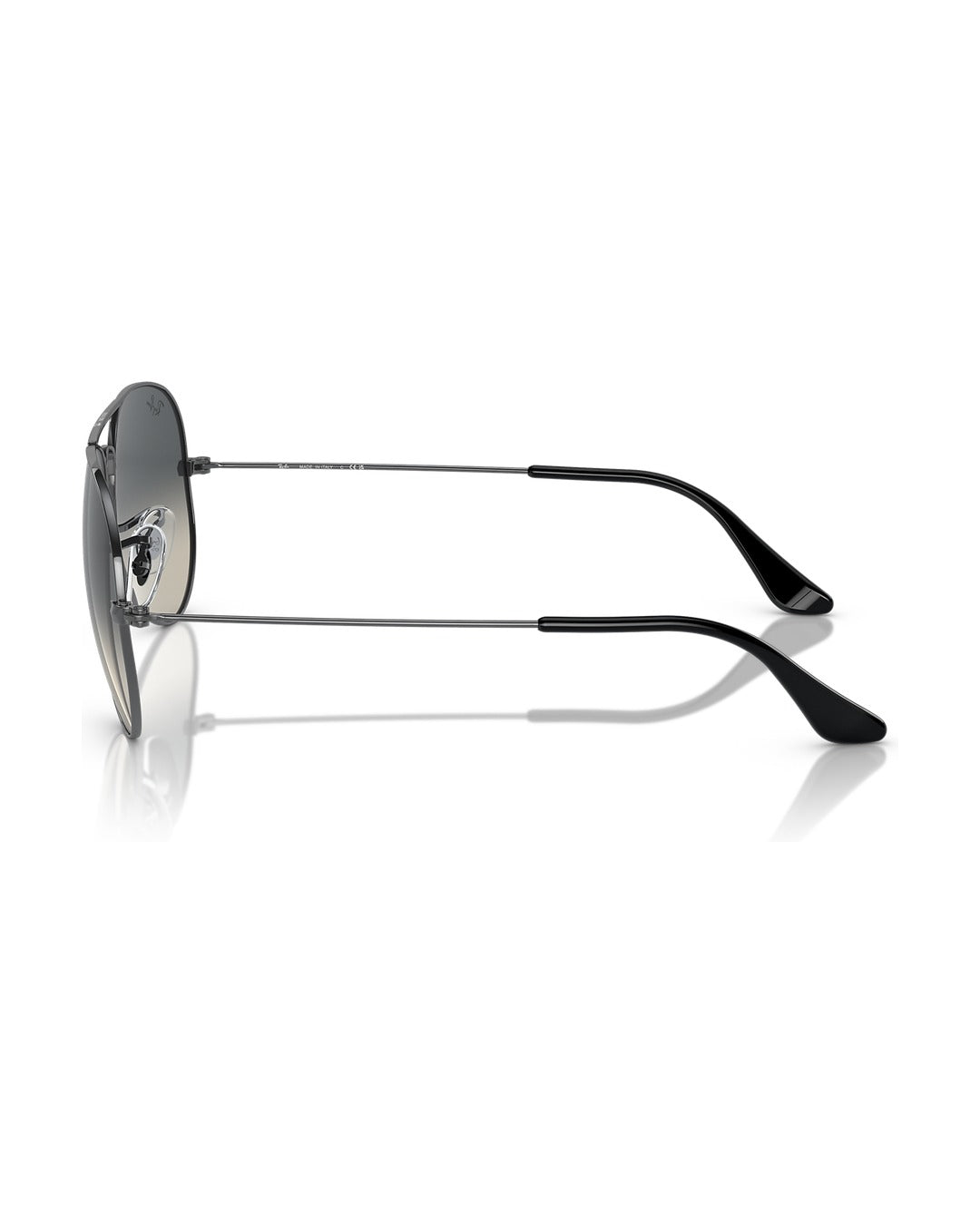 Aviator Large Metal Sunglasses - Gunmetal/Grey - Ray-Ban