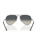 Aviator Large Metal Sunglasses - Gunmetal/Grey - Ray-Ban