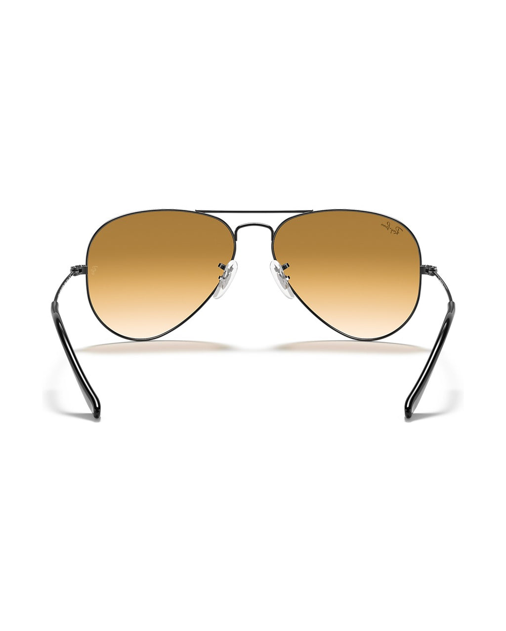 Aviator Large Metal Sunglasses - Gunmetal/Light Brown Gradient - Ray-Ban