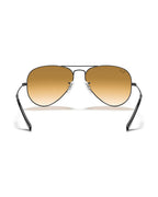 Aviator Large Metal Sunglasses - Gunmetal/Light Brown Gradient - Ray-Ban