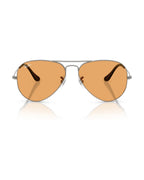 Aviator Large Metal Sunglasses - Gunmetal/Orange - Ray-Ban