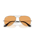 Aviator Large Metal Sunglasses - Gunmetal/Orange - Ray-Ban