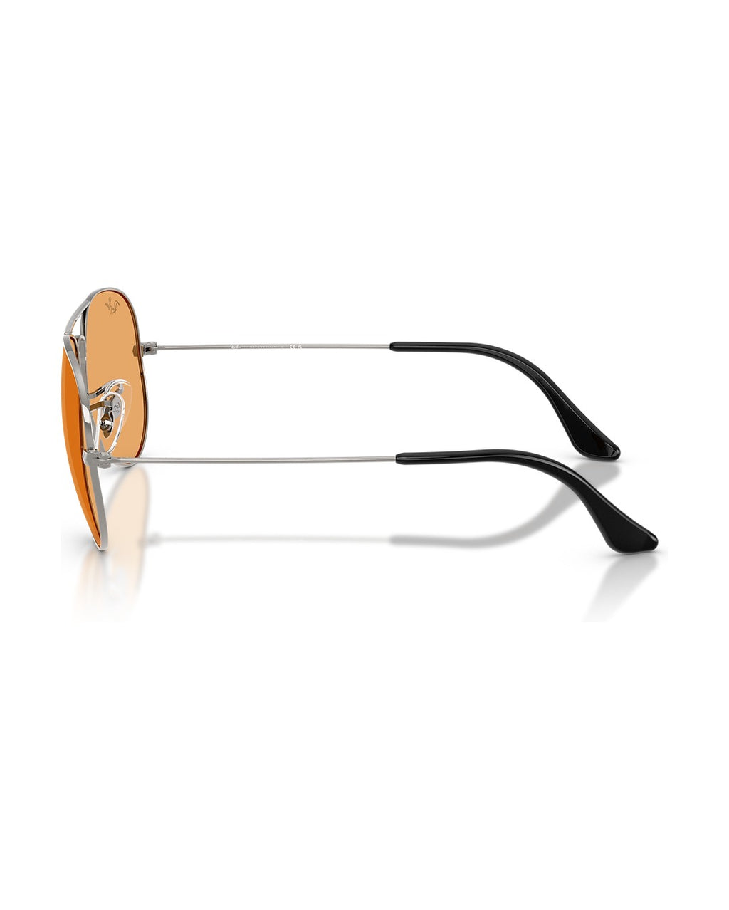 Aviator Large Metal Sunglasses - Gunmetal/Orange - Ray-Ban