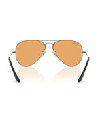 Aviator Large Metal Sunglasses - Gunmetal/Orange - Ray-Ban