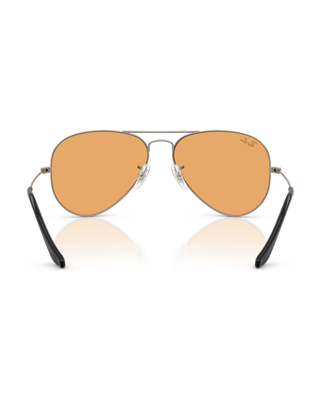 Aviator Large Metal Sunglasses - Gunmetal/Orange - Ray-Ban