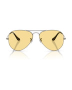 Aviator Large Metal Sunglasses - Gunmetal/Yellow - Ray-Ban