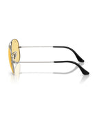 Aviator Large Metal Sunglasses - Gunmetal/Yellow - Ray-Ban