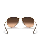 Aviator Large Metal Sunglasses - Light Brown/Solid Color - Ray-Ban