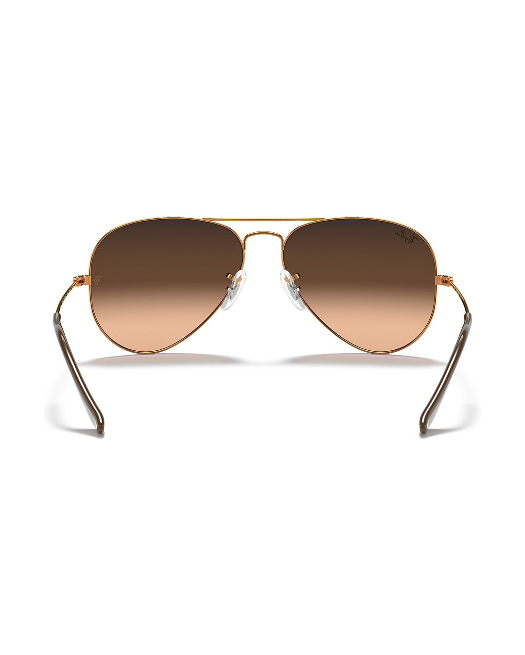 Aviator Large Metal Sunglasses - Light Brown/Solid Color - Ray-Ban