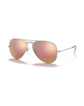 Aviator Large Metal Sunglasses - Silver/Solid Color - Ray-Ban