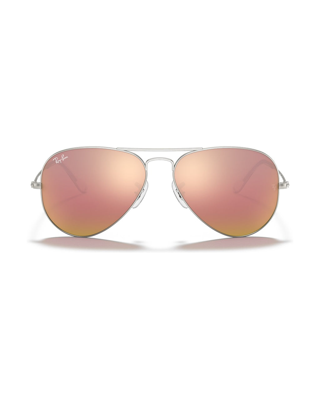 Aviator Large Metal Sunglasses - Silver/Solid Color - Ray-Ban