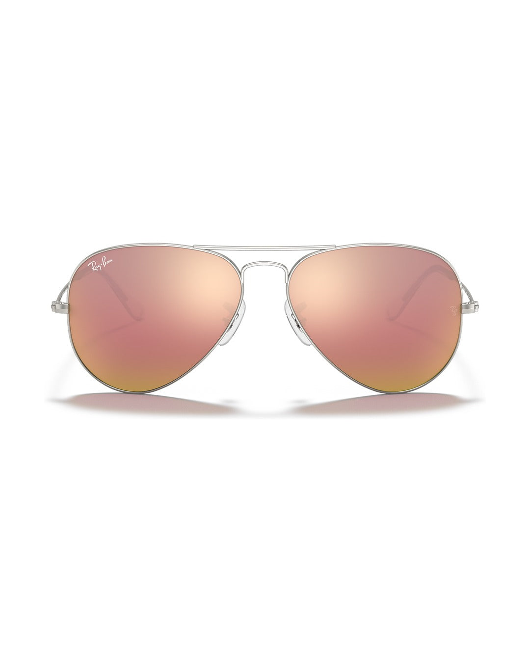 Aviator Large Metal Sunglasses - Silver/Solid Color - Ray-Ban