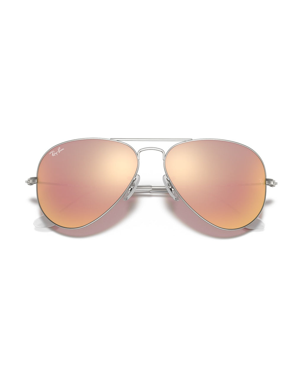 Aviator Large Metal Sunglasses - Silver/Solid Color - Ray-Ban