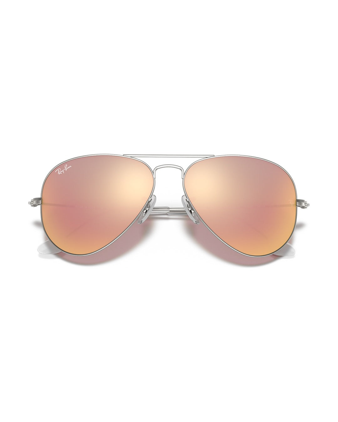 Aviator Large Metal Sunglasses - Silver/Solid Color - Ray-Ban