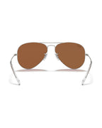 Aviator Large Metal Sunglasses - Silver/Solid Color - Ray-Ban