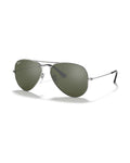 Aviator Large Metal Sunglasses - Silver/Grey - Ray-Ban