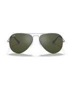 Aviator Large Metal Sunglasses - Silver/Grey - Ray-Ban