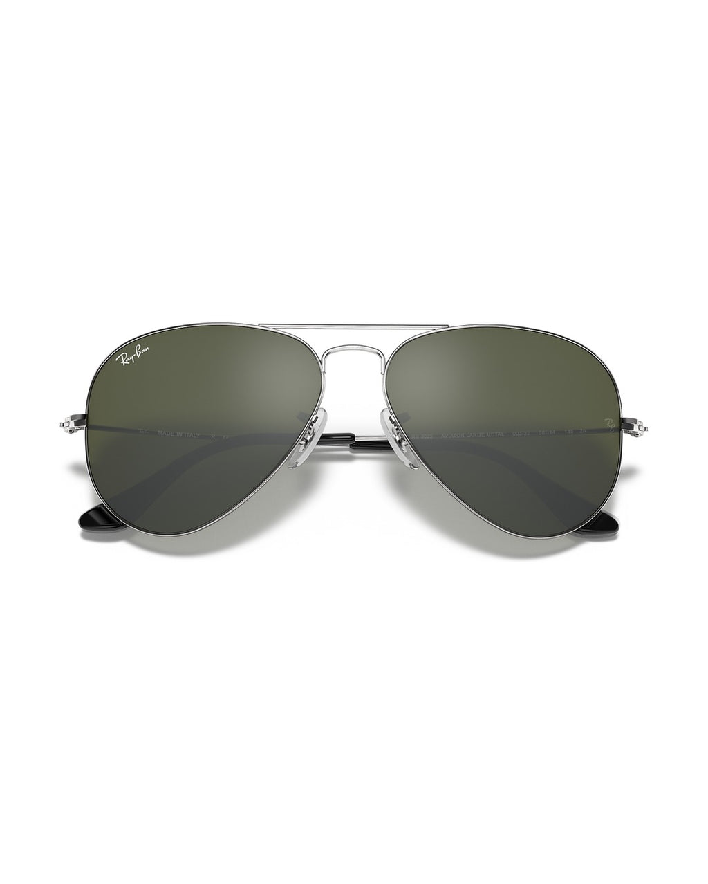 Aviator Large Metal Sunglasses - Silver/Grey - Ray-Ban