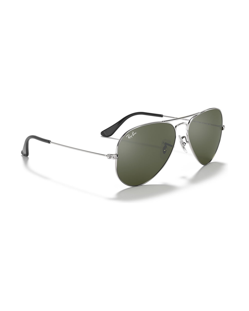 Aviator Large Metal Sunglasses - Silver/Grey - Ray-Ban