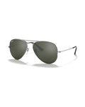 Aviator Large Metal Sunglasses - Silver/Solid Color - Ray-Ban
