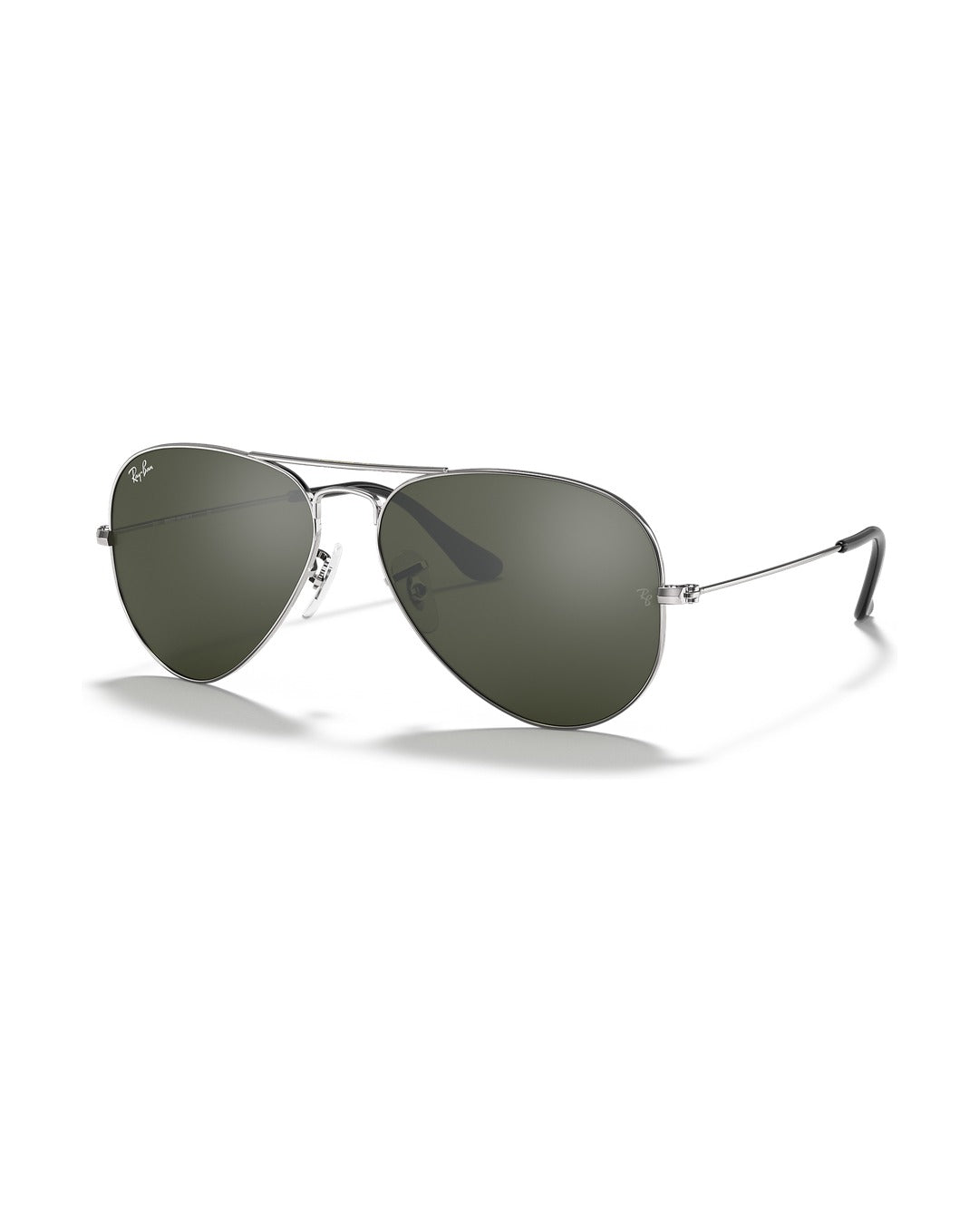 Aviator Large Metal Sunglasses - Silver/Solid Color - Ray-Ban