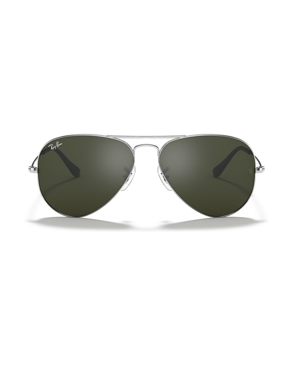 Aviator Large Metal Sunglasses - Silver/Solid Color - Ray-Ban
