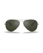 Aviator Large Metal Sunglasses - Silver/Solid Color - Ray-Ban