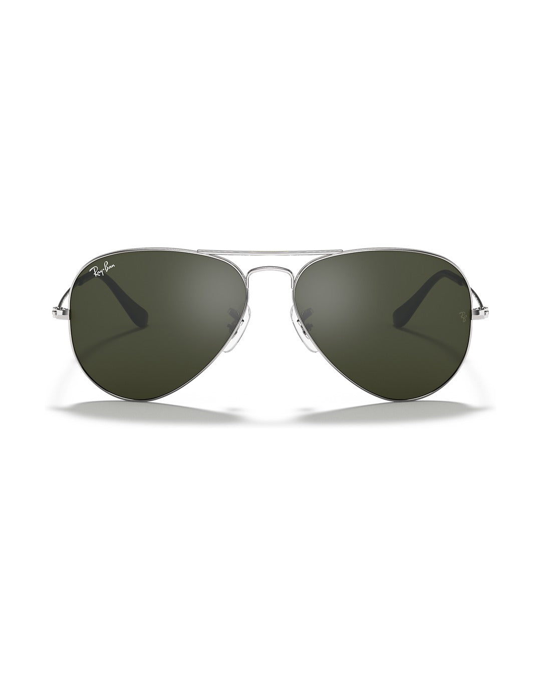 Aviator Large Metal Sunglasses - Silver/Solid Color - Ray-Ban