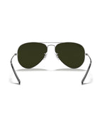 Aviator Large Metal Sunglasses - Silver/Solid Color - Ray-Ban