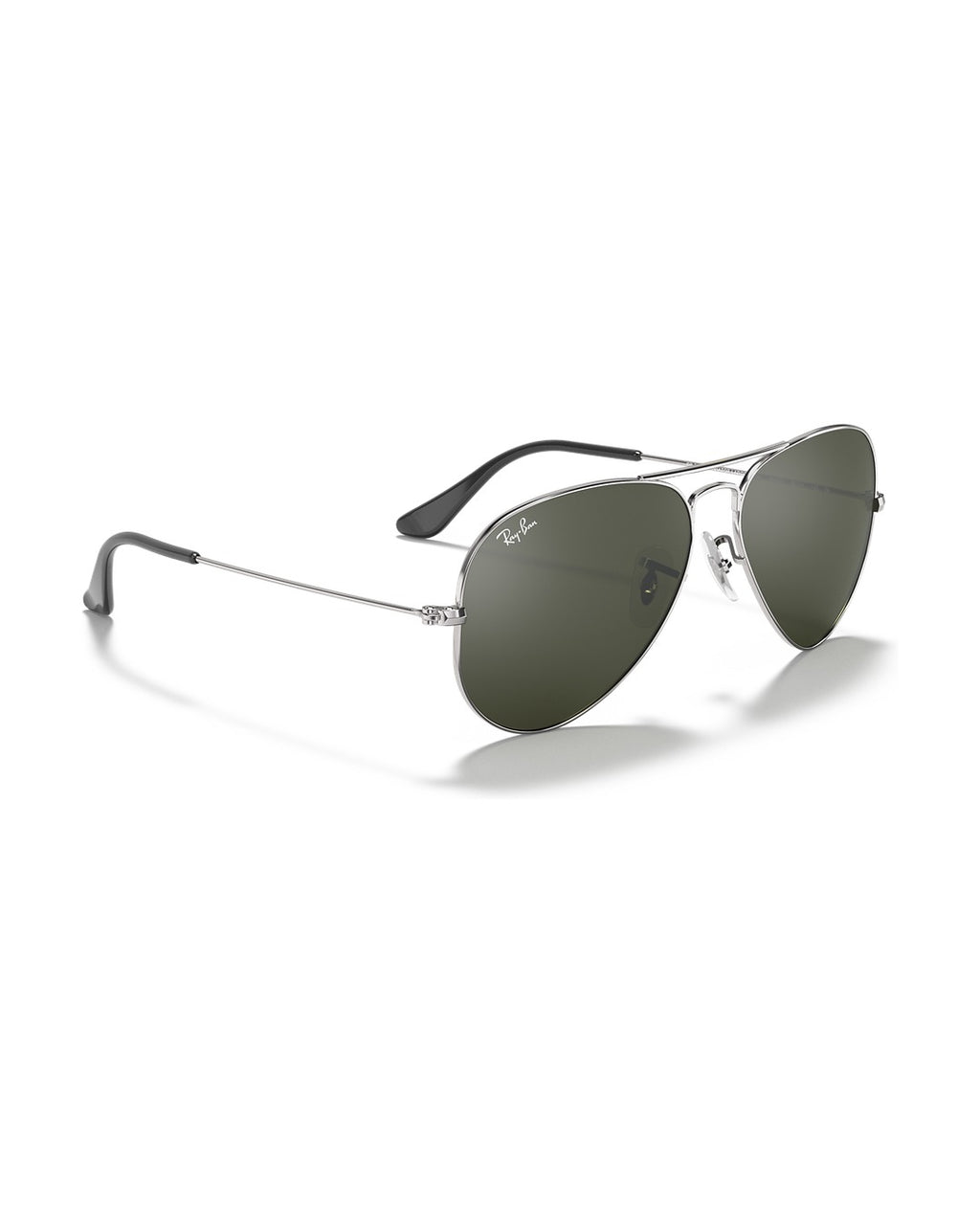 Aviator Large Metal Sunglasses - Silver/Solid Color - Ray-Ban