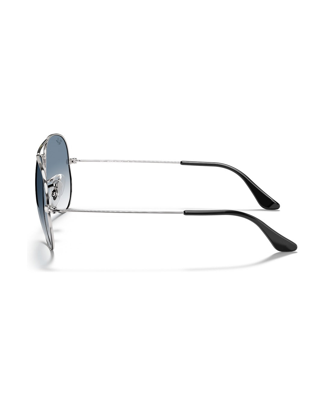 Aviator Large Metal Sunglasses - Silver/Light Blue Gradient - Ray-Ban
