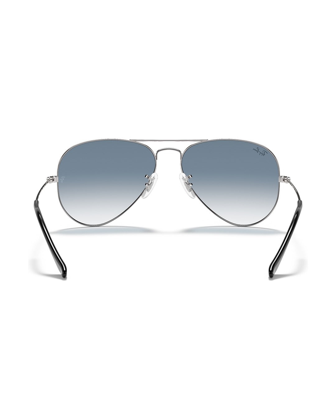 Aviator Large Metal Sunglasses - Silver/Light Blue Gradient - Ray-Ban