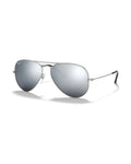 Aviator Large Metal Sunglasses - Silver/Solid Color - Ray-Ban