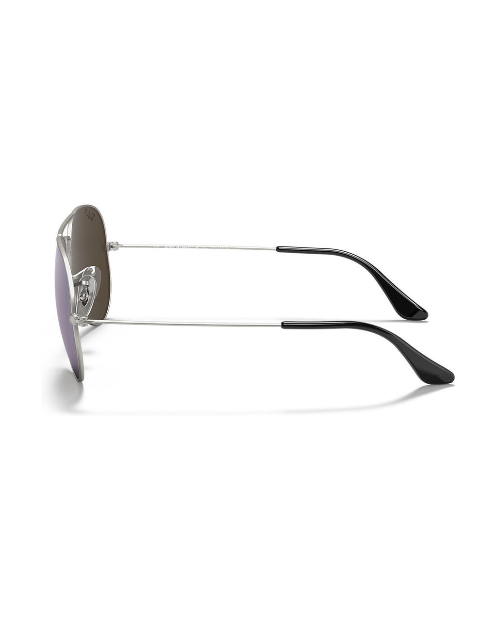 Aviator Large Metal Sunglasses - Silver/Solid Color - Ray-Ban