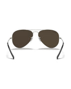 Aviator Large Metal Sunglasses - Silver/Solid Color - Ray-Ban