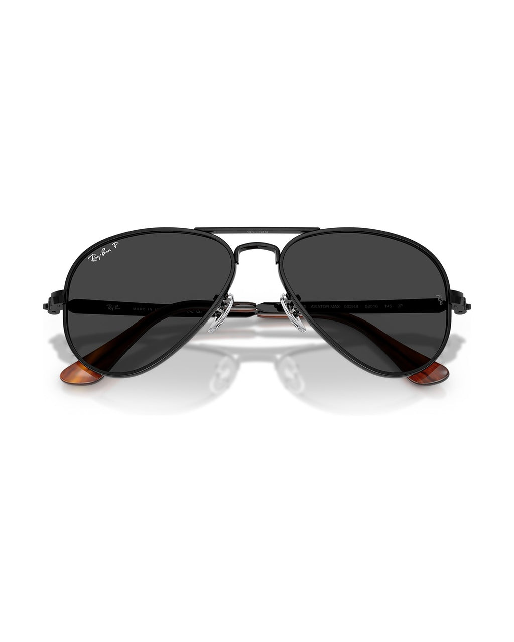 Aviator Max Sunglasses - Black/Black Polarised - Ray-Ban