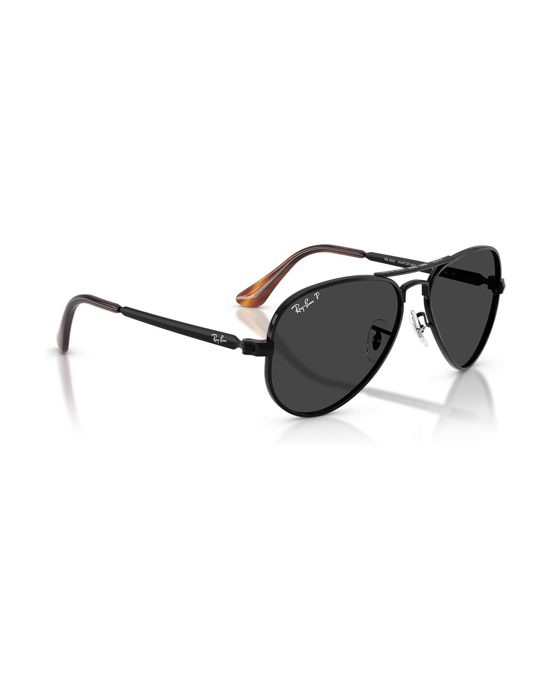 Aviator Max Sunglasses - Black/Black Polarised - Ray-Ban