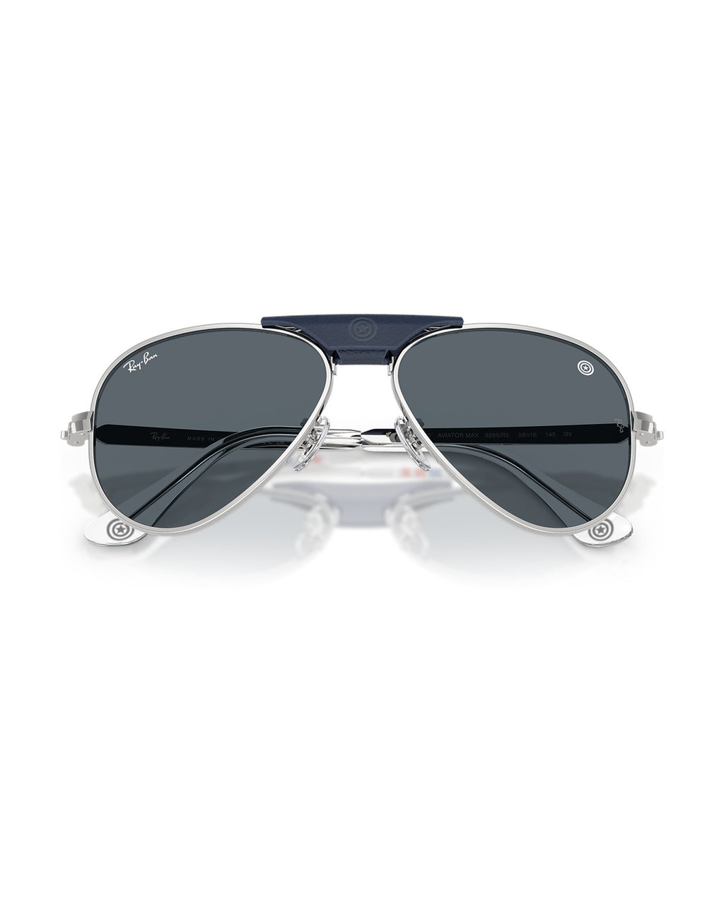 Aviator Max Sunglasses - Silver/Blue - Ray-Ban